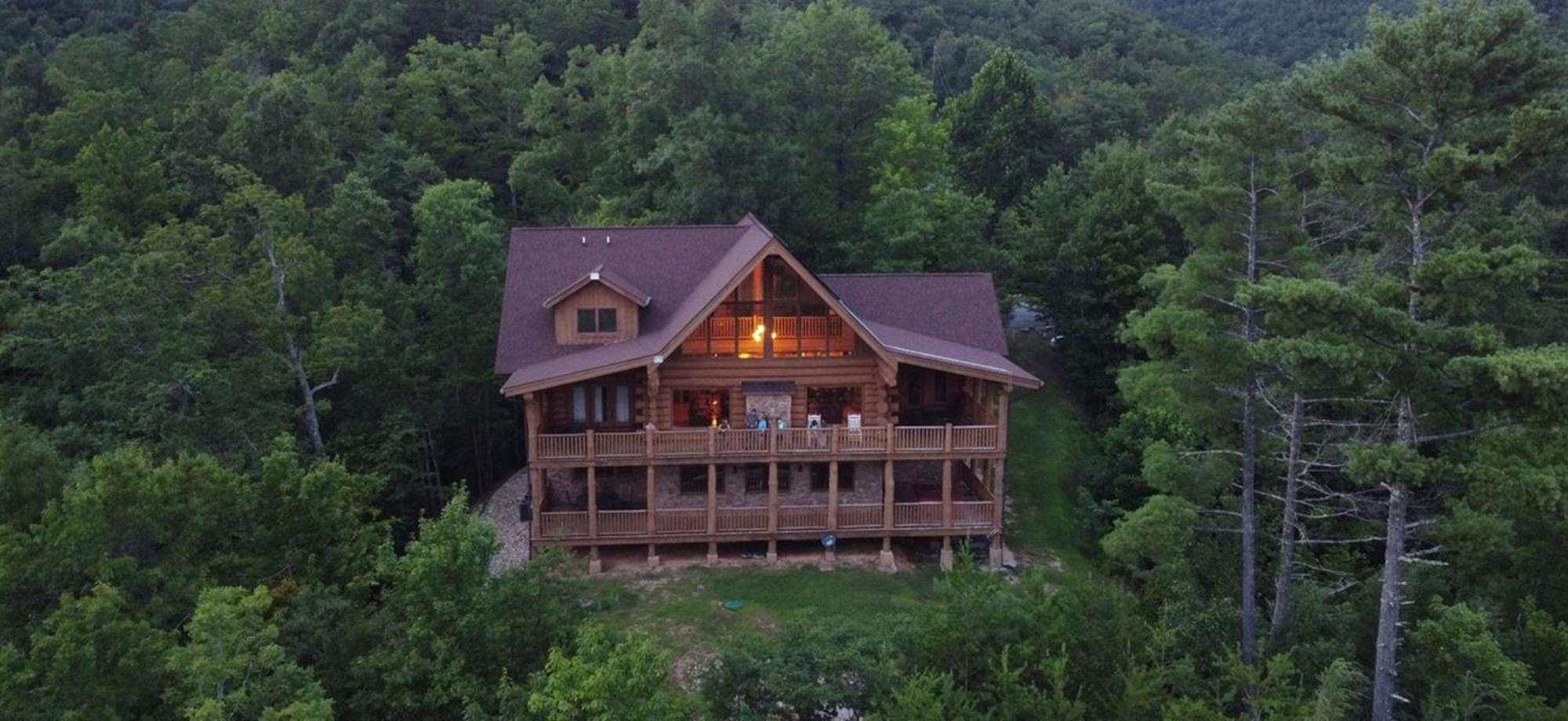 Big Bear Ridge Lodge - Breathtaking Mountain Views And Private Forest Scenes In Amazing Large Log Cabin Gatlinburg Eksteriør billede